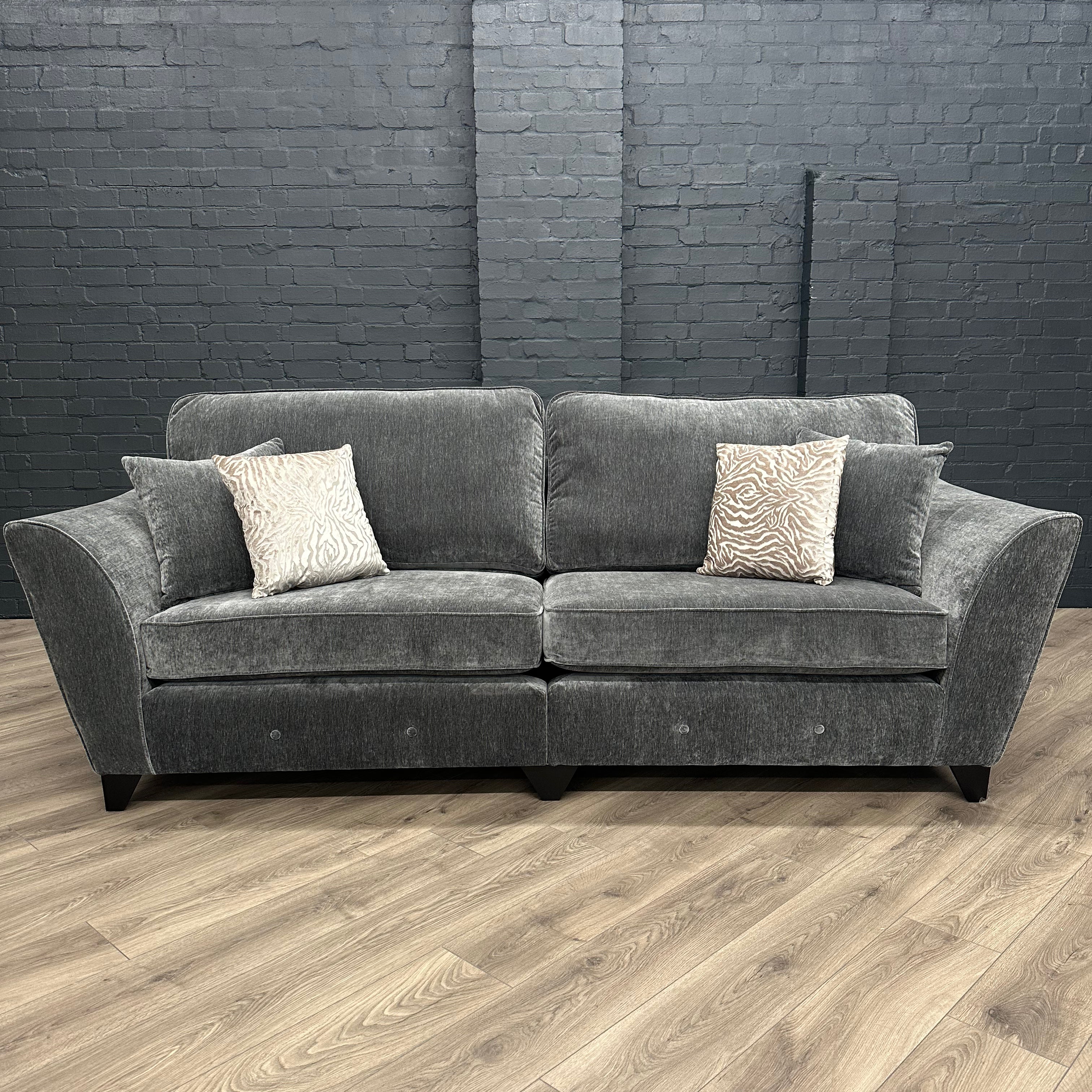 Cosmos Sofa - 4 Seater - Manhattan Charcoal