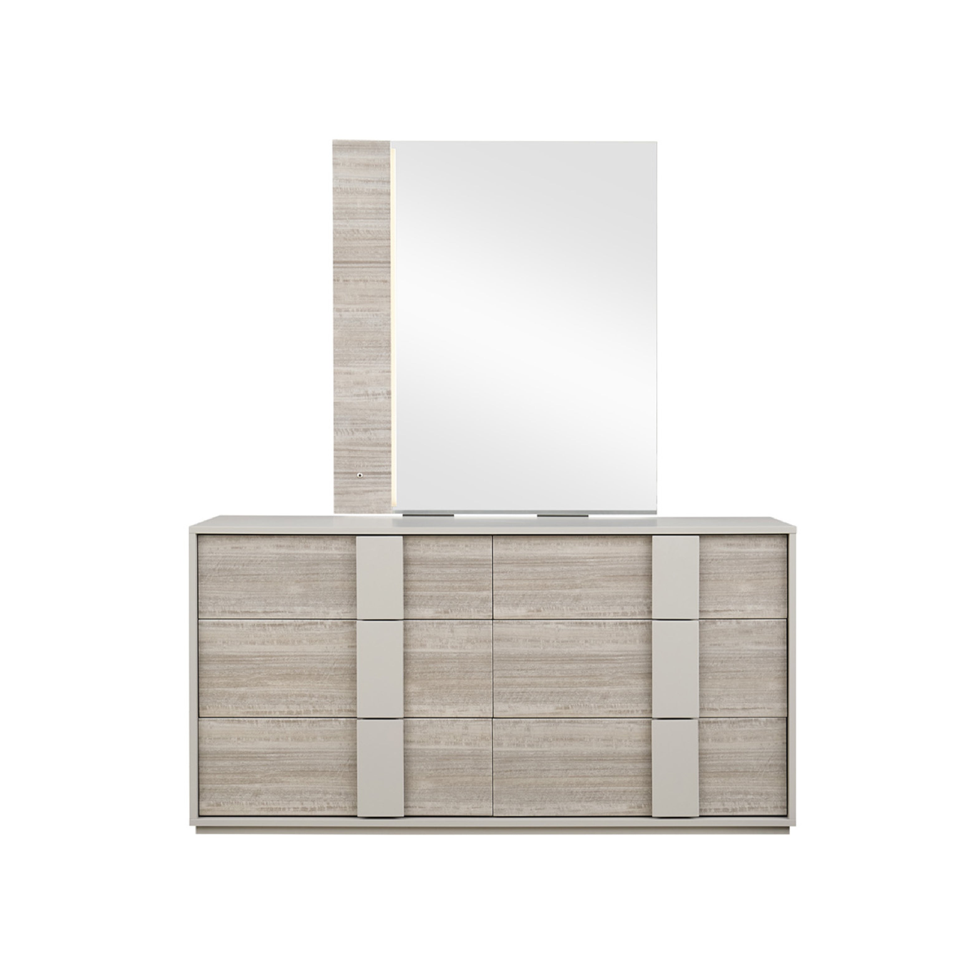 Jules - Dressing Chest - 6 Drawer - Grey