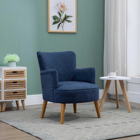Keira Accent Chair - Midnight Blue