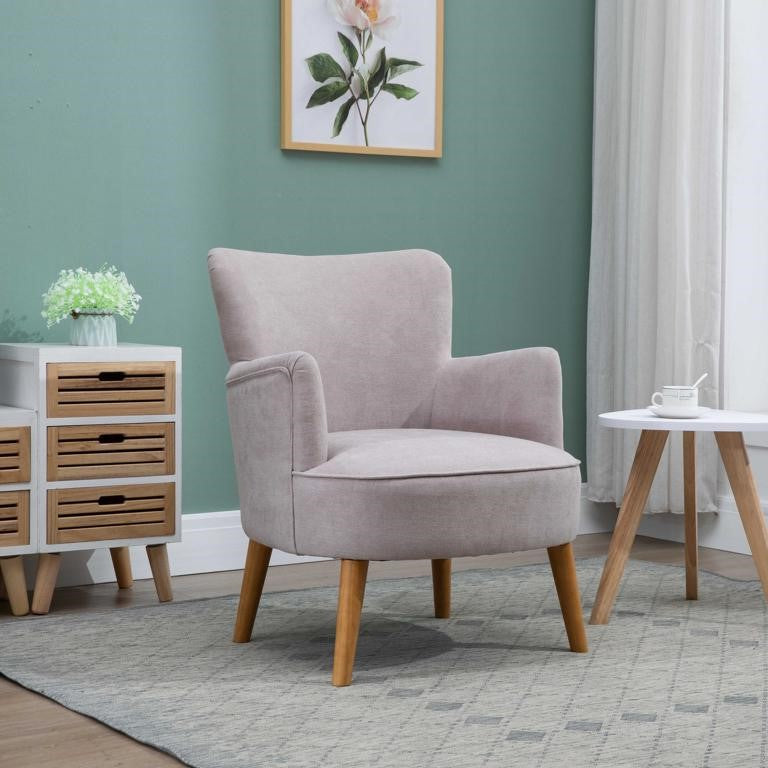 Keira Accent Chair - Pearl Grey