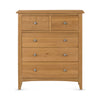 Kilkenny Oak Chest Of Drawers - 2 Over 3