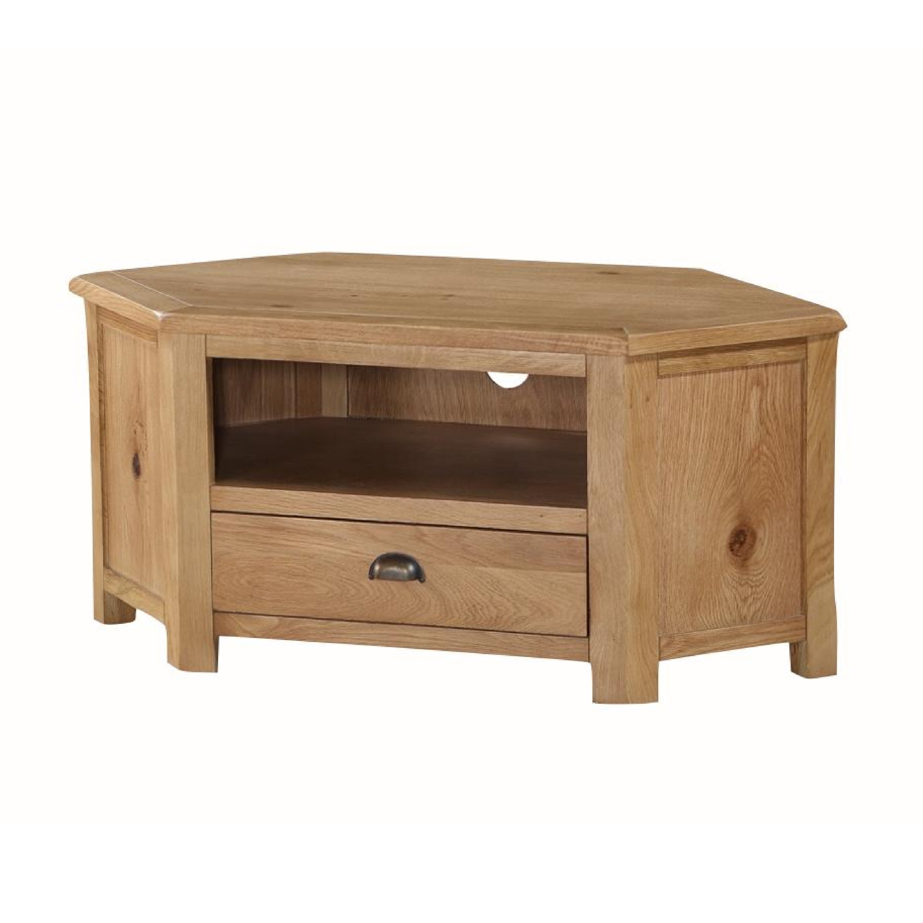 Kilmore Oak TV Unit - Corner