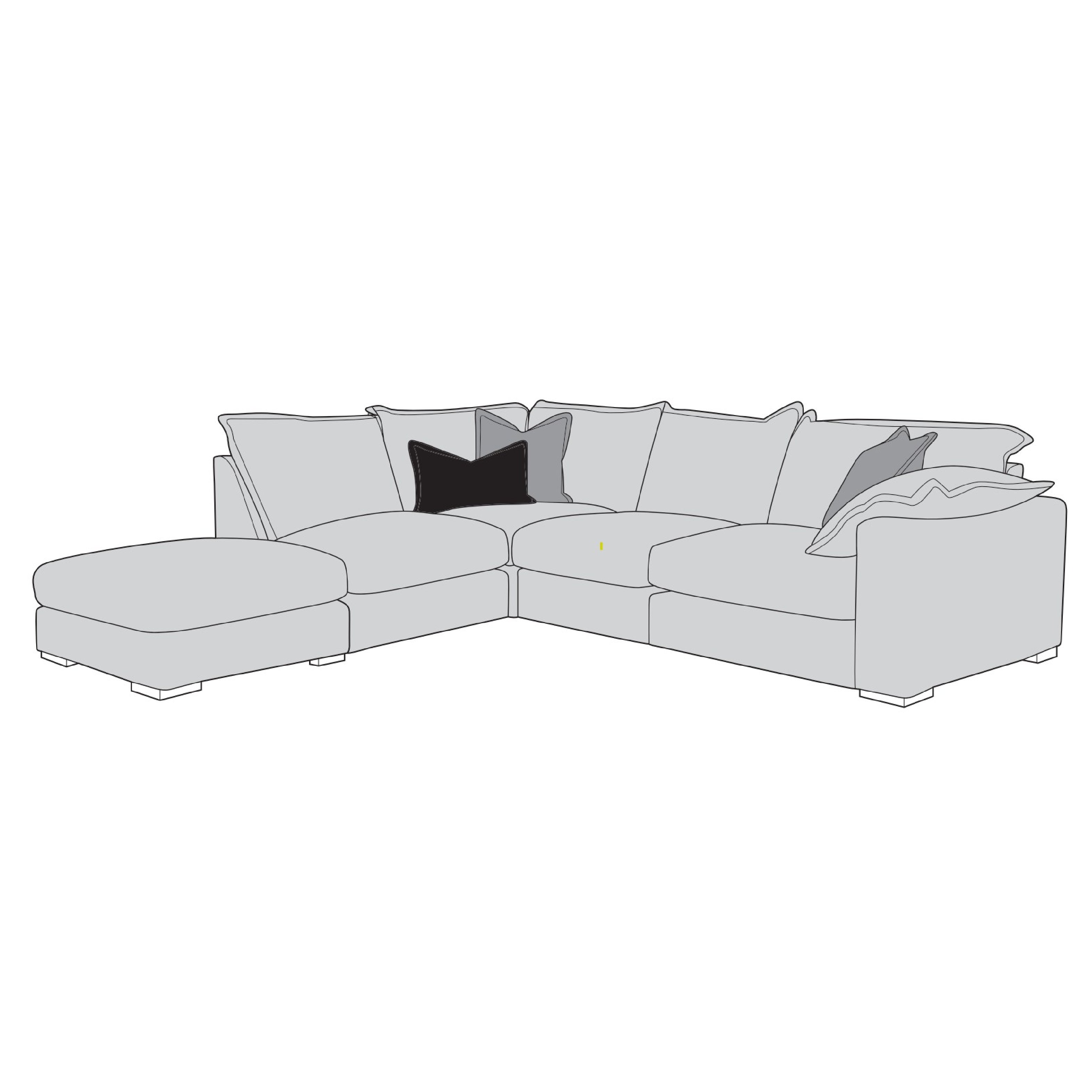 Lennox Sofa - 1 Corner 2 with Footstool