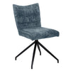 Loki Swivel Dining Chair - Blue