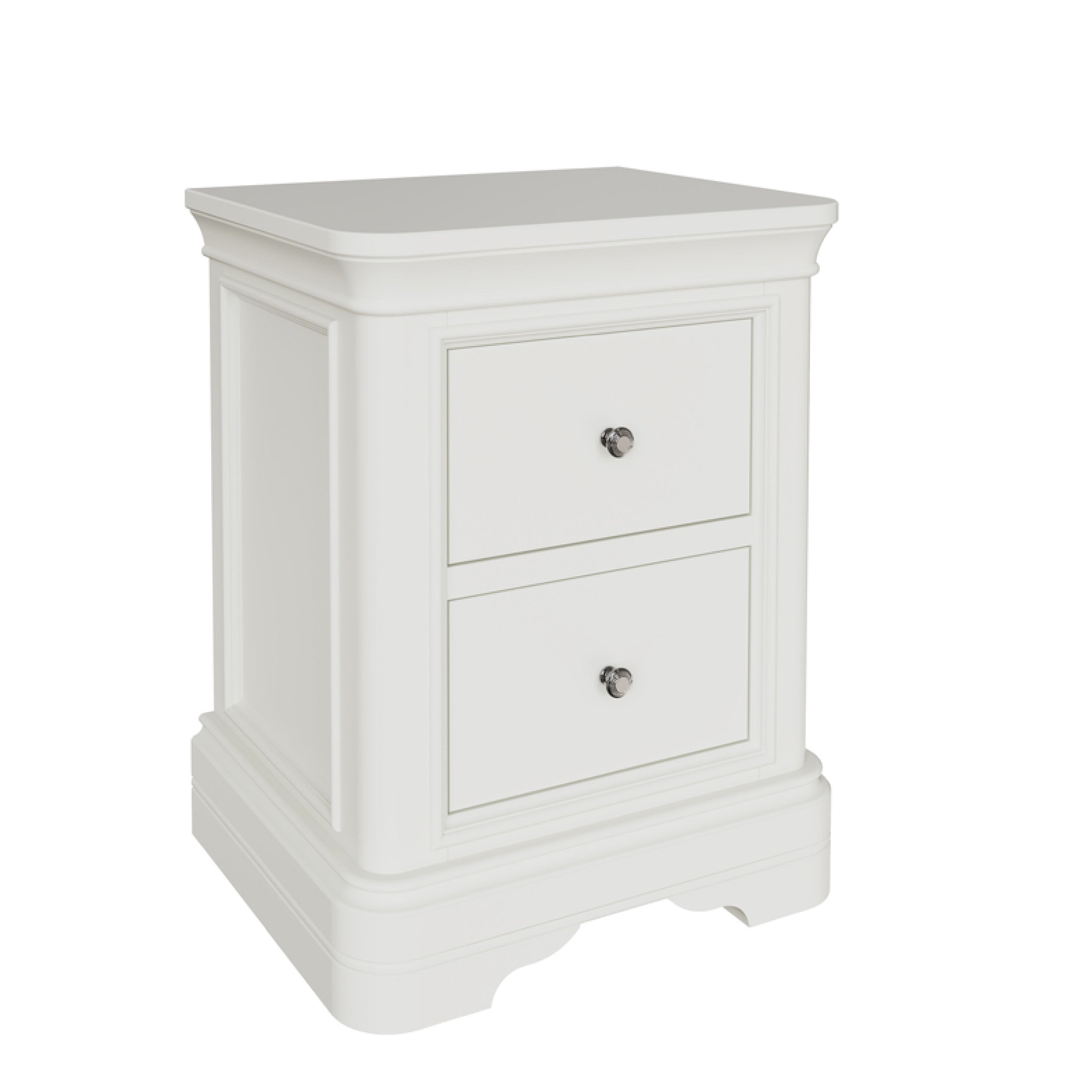 Mabel Bedside Table - Bone