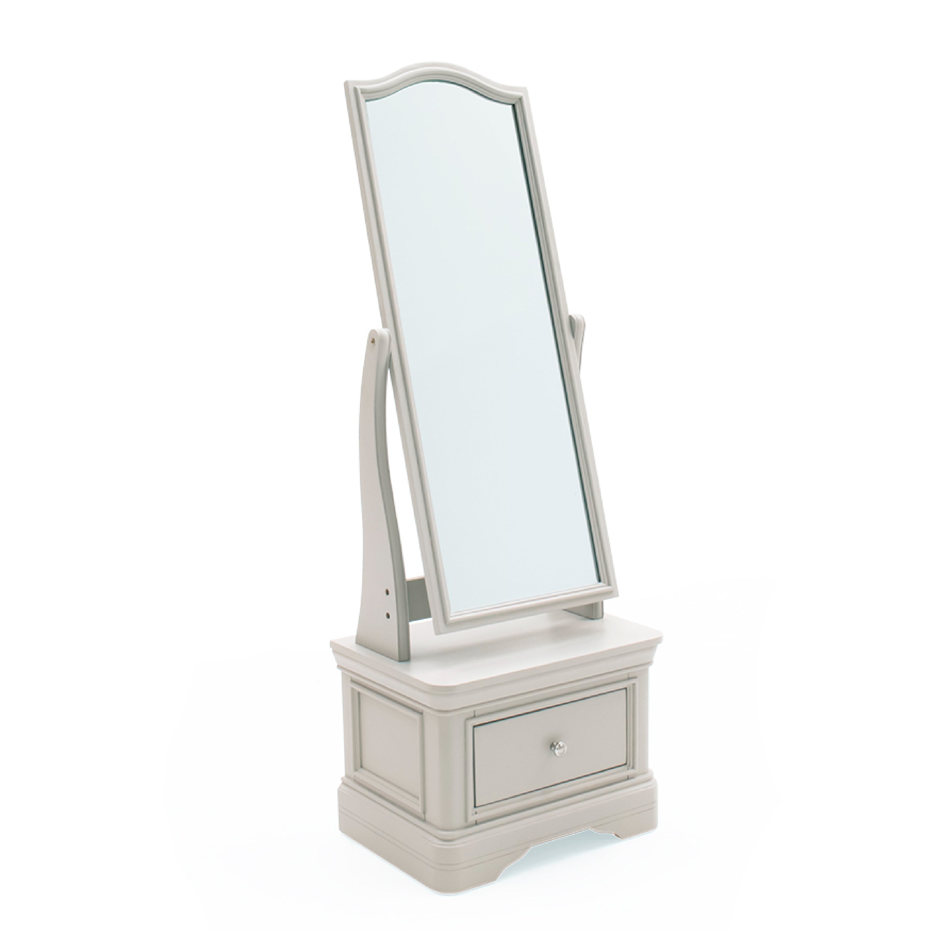 Mabel Cheval Mirror - Taupe
