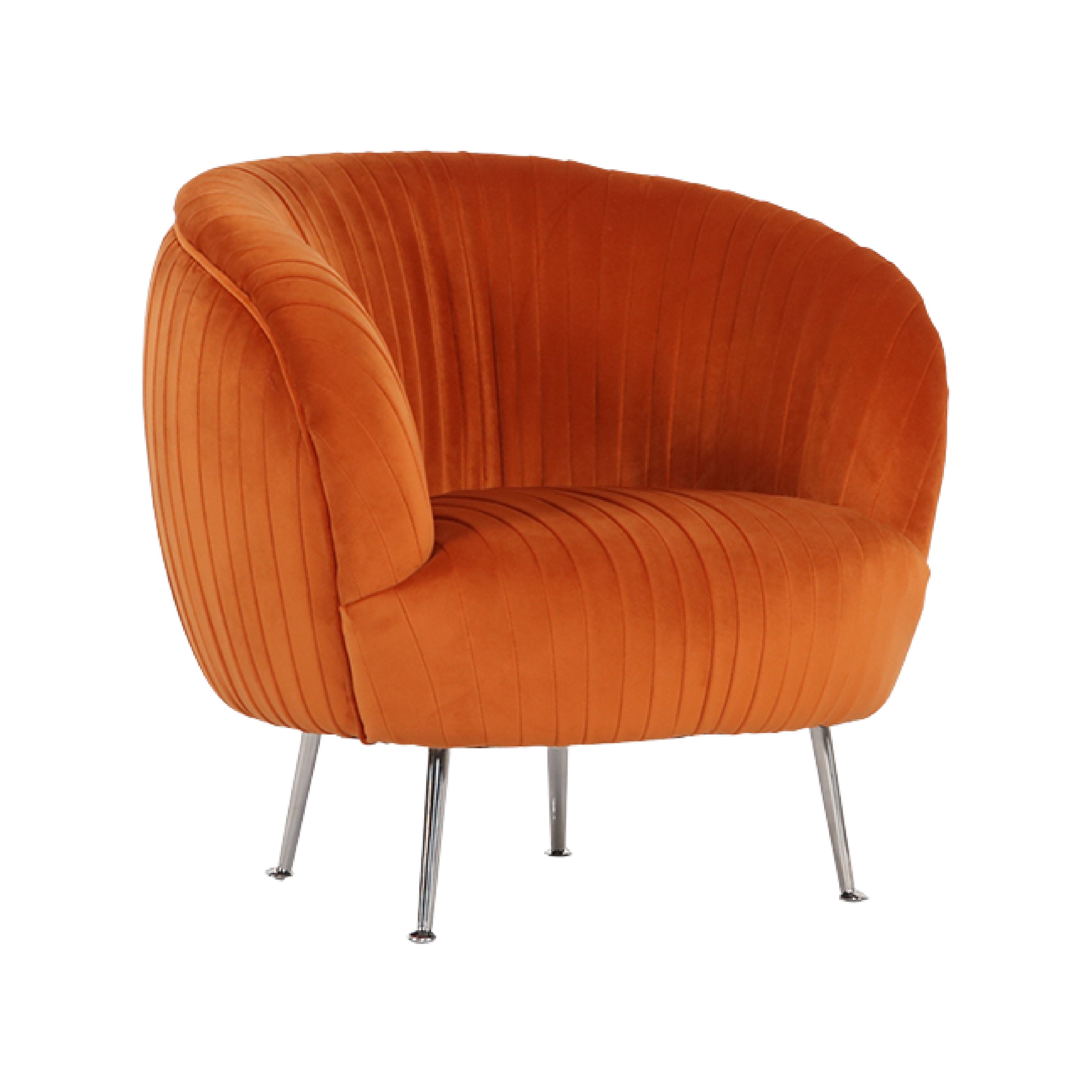 Mint Collection Occasional Chair - Tangerine