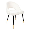 Mint Collection Dining Chair - White Boucle