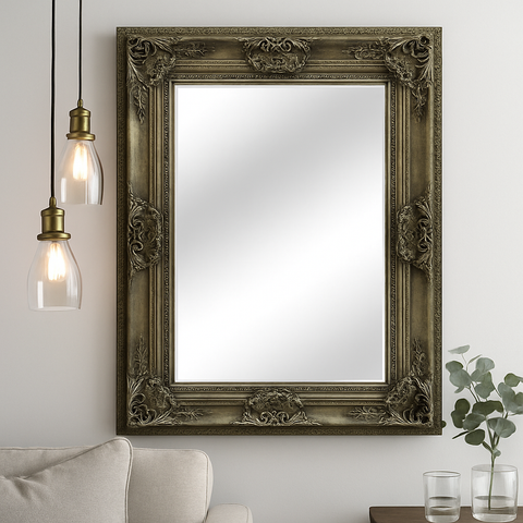 Mirror Collection Wooden Framed Rectangular Mirror - MIR28-REC