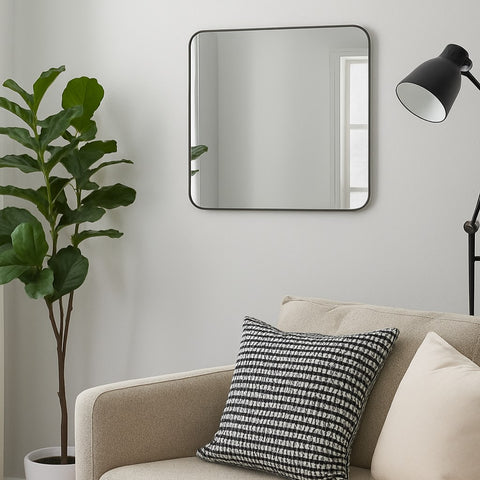 Mirror Collection Square Iron Framed Mirror - MIR46