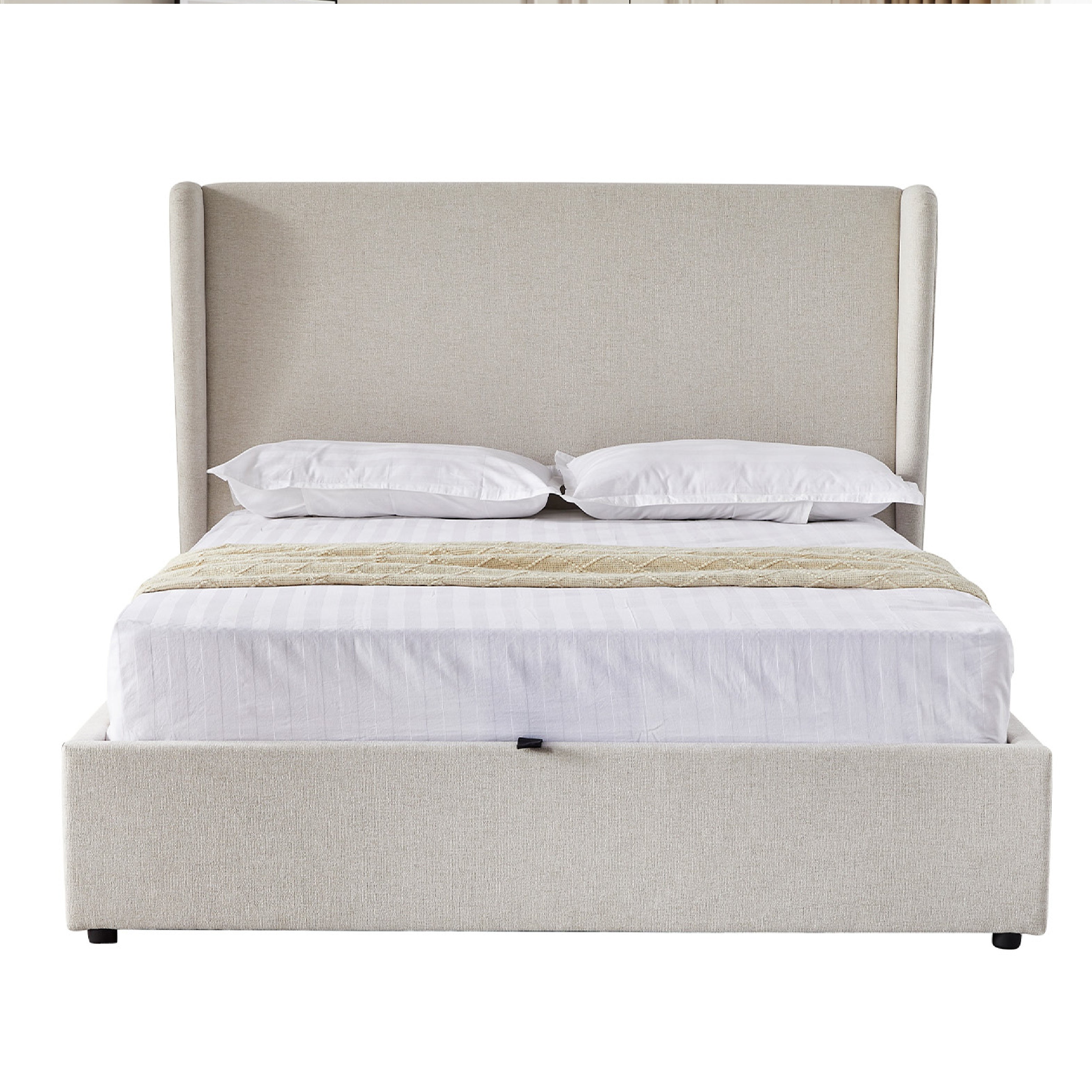 Margot Ottoman Bed Frame - Cashmere