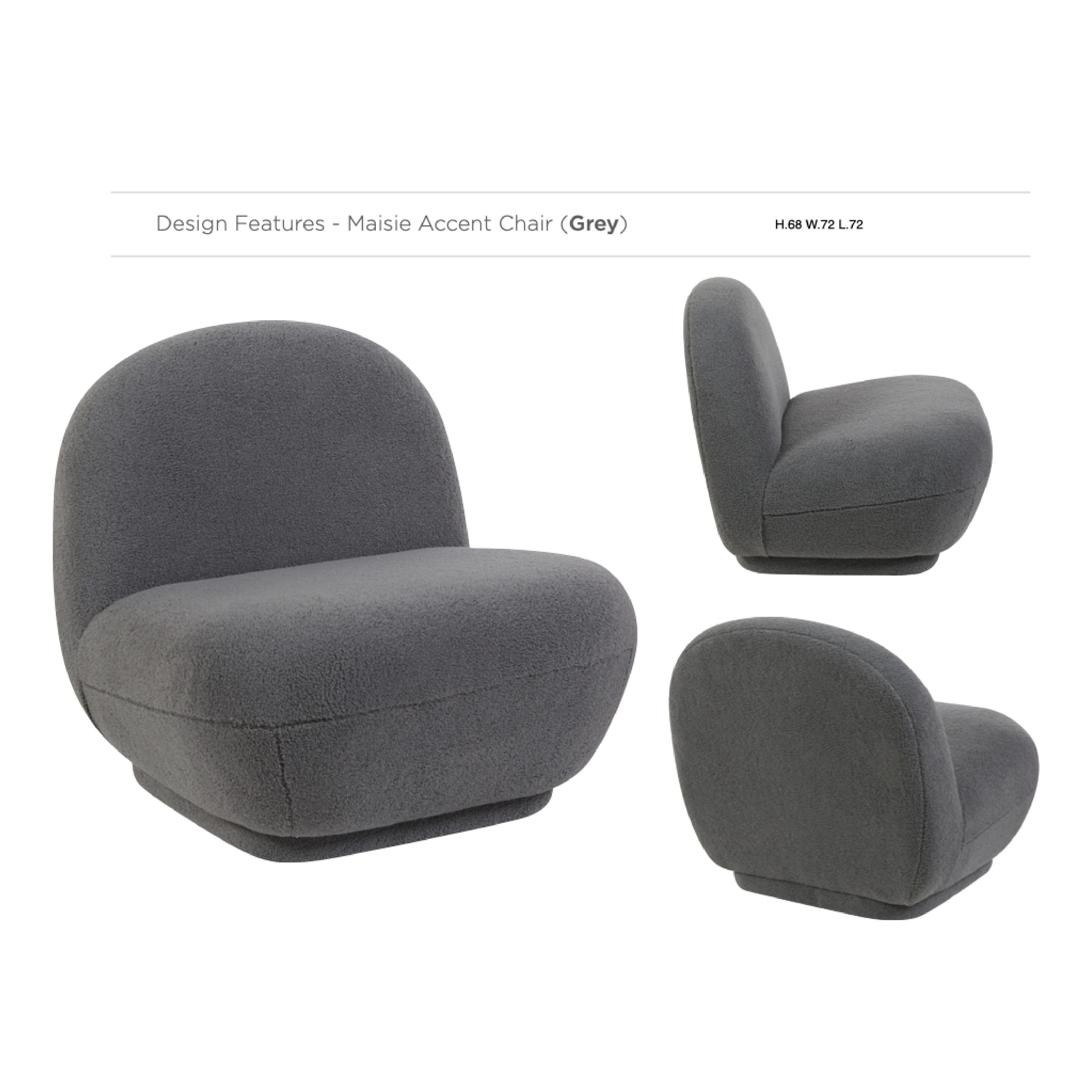 Maisie Accent Chair - Grey