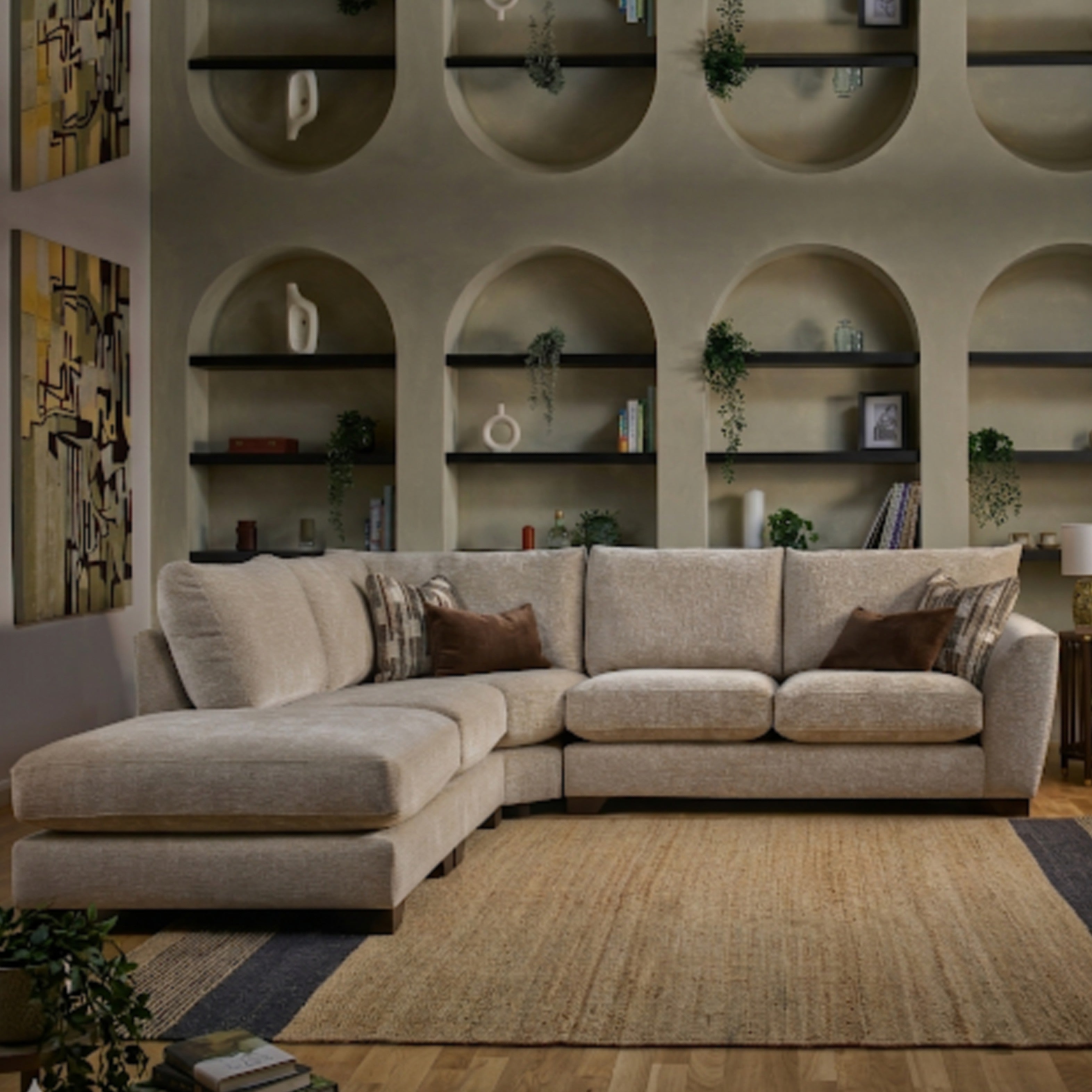 Mala Sofa - 1 Corner 2 with Stool