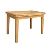 Newby Light Oak Dining Table - 120cm Drawer Leaf Extending