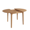 Rimini Oak Round Butterfly Extending Dining Table