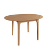 Rimini Oak Round Butterfly Extending Dining Table