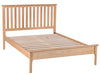 Rimini Oak Bed Frame - 3ft6 King Single Slatted Bed