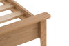 Rimini Oak Bed Frame - 3ft6 King Single Slatted Bed