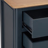 Rimini Oak & Charcoal Painted Chest - 2 over 3