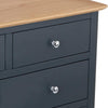 Rimini Oak & Charcoal Painted Chest - 2 over 3