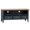 Rimini Oak & Charcoal Painted TV Unit - Large