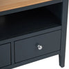 Rimini Oak & Charcoal Painted TV Unit - Large