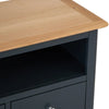 Rimini Oak & Charcoal Painted TV Unit - Large
