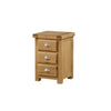 Newbridge Oak Bedside Cabinet - 3 Drawer