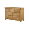 Newbridge Oak Chest of Drawers - 3 over 4