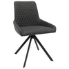 Omega Sintered Stone Dining Chair - Grey PU