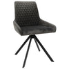 Omega Sintered Stone Dining Chair - Grey Velvet