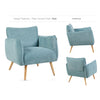 Piper Accent Chair - Teal
