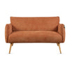 Piper Small Sofa - Rust