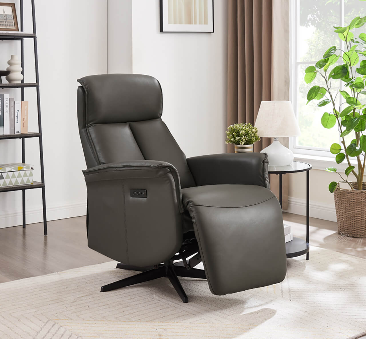 Riya Electric Reclining Accent Chair - Ash