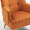 Tara Accent Chair - Burnt Orange