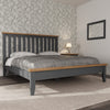 Cotswold Charcoal Painted & Oak Bed - 6ft