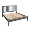 Cotswold Charcoal Painted & Oak Bed - 6ft