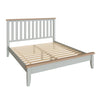 Cotswold Grey Painted & Oak Bed - 6ft