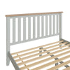 Cotswold Grey Painted & Oak Bed - 6ft