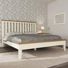 Cotswold White Painted & Oak Bed - 6ft
