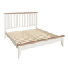Cotswold White Painted & Oak Bed - 6ft