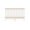 Cotswold White Painted & Oak Bed - 6ft