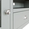 Cotswold Grey Painted & Oak TV Unit - Extra Large