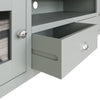 Cotswold Grey Painted & Oak TV Unit - Extra Large