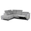 Torino Sofa - Electric Left Hand Facing Corner - Dark Grey