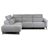 Torino Sofa - Electric Left Hand Facing Corner - Dark Grey