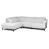 Torino Sofa - Electric Left Hand Facing Corner - Light Grey