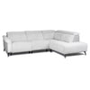 Torino Sofa - Electric Right Hand Facing Corner - Light Grey