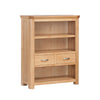 Treviso Oak Low Bookcase