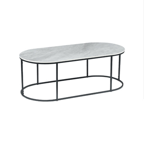 Tribeca Grey Sintered Stone Rectangular Coffee Table